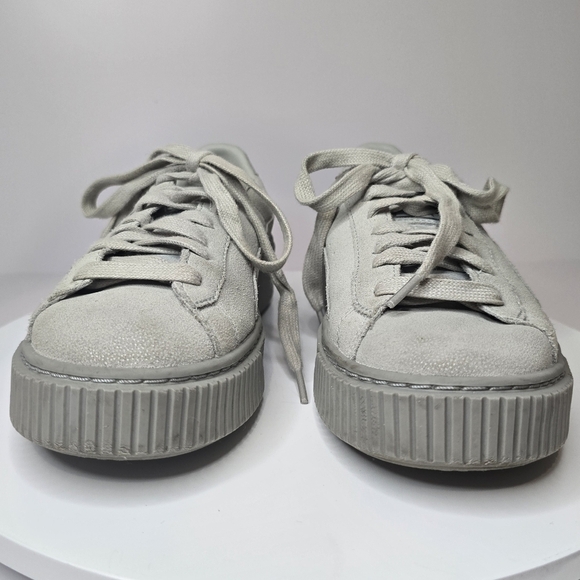 ⭐️40% Off⭐️ Puma Basket in Grigio Chiaro (Light Grey) Platform Sneakers - Picture 4 of 13